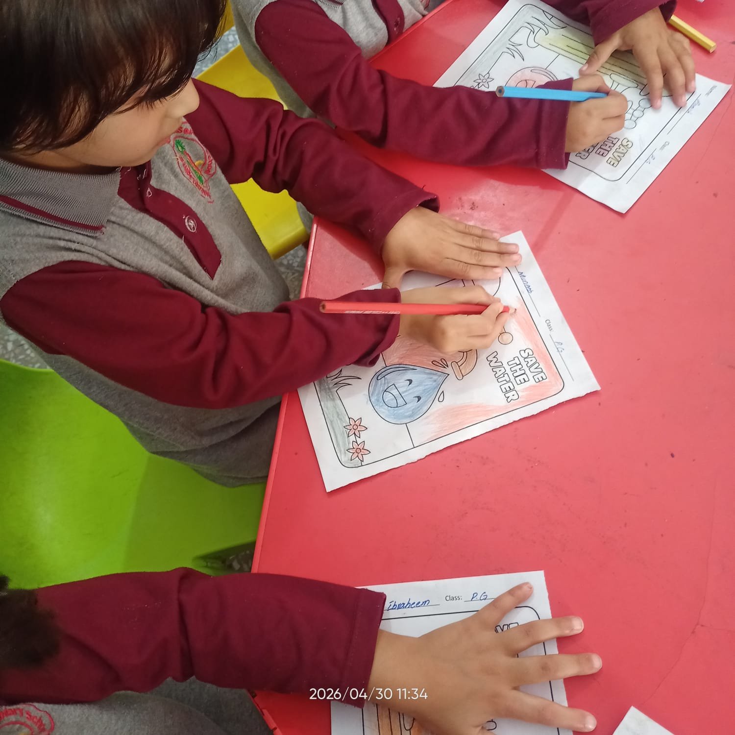 Student learning creatively