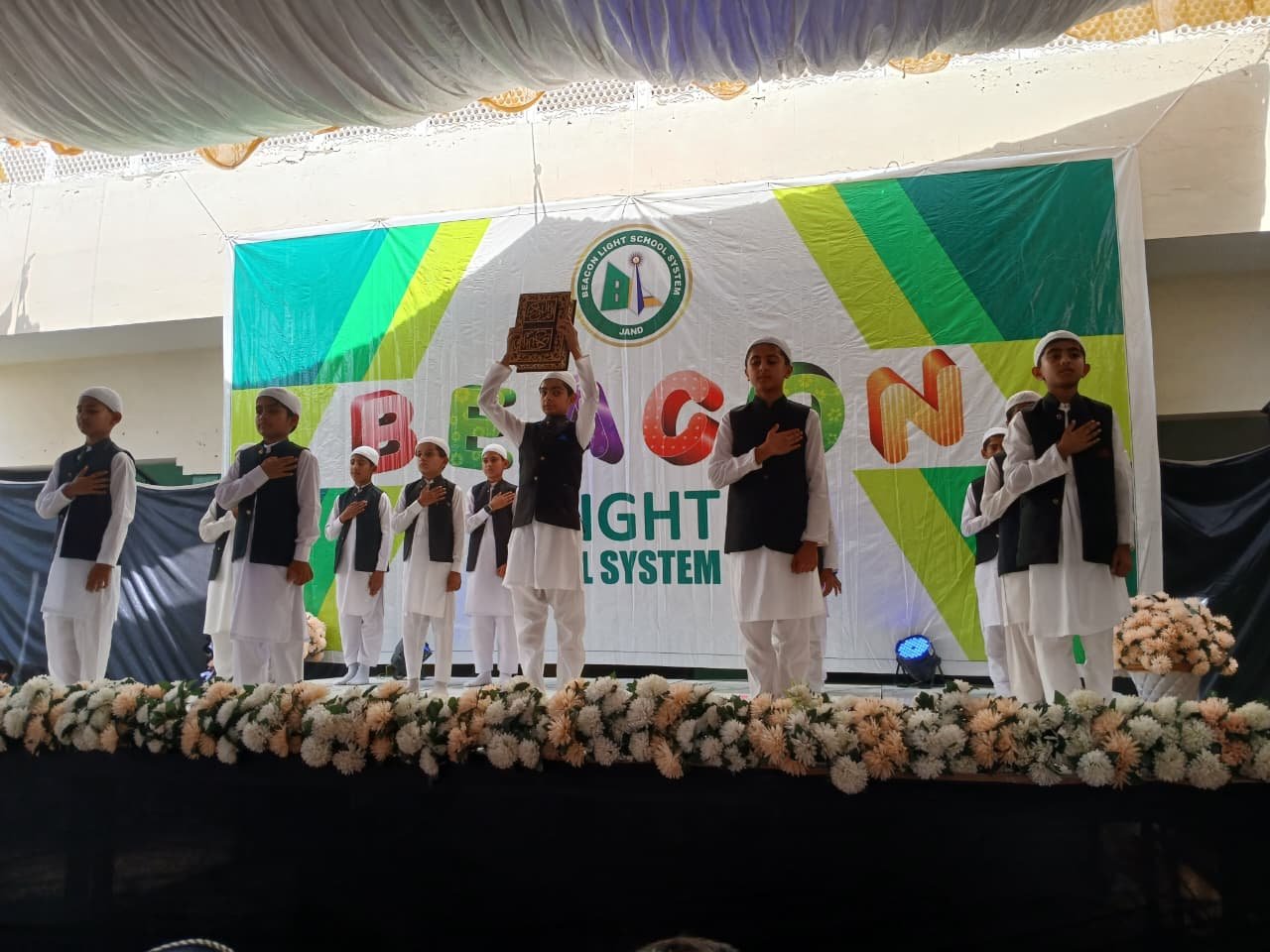 Students performing